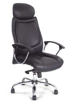 Furniture123 Leather Classic 9500 Office Chair