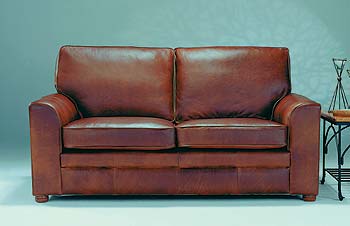 Libby Leather 3 Seater Sofa Bed