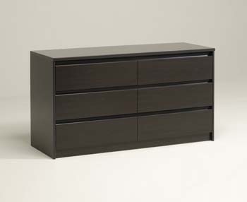 Furniture123 Lift 6 Drawer Chest in Wenge
