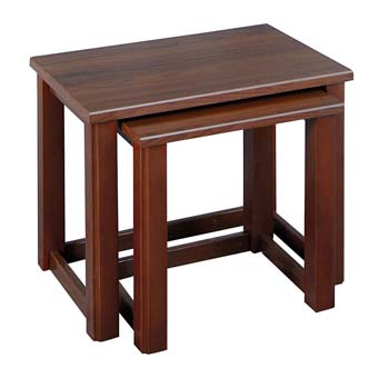 Furniture123 Lindeman Nest Of Tables in Cherry