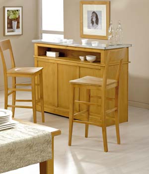 Furniture123 Luisa Pine Bar