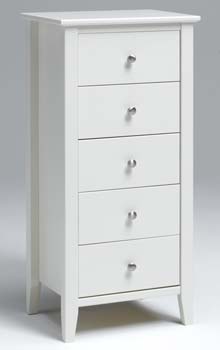 Furniture123 Luverne Narrow 5 Drawer Chest
