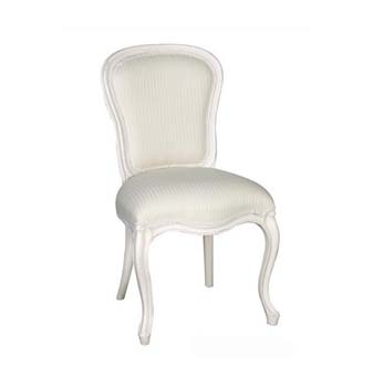 Furniture123 Manoir White Bedroom Chair in White