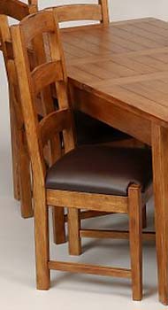 Furniture123 Maryland Oak Dining Chairs (pair)