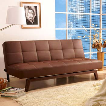 Maxime 3 Seater Sofa Bed in Brown