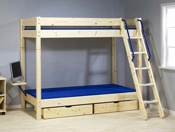 Furniture123 Mickey Natural 24 - High Bunk Bed