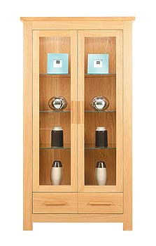 Furniture123 Midas 2 Door Display Cabinet