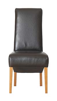 Furniture123 Midas Padded Leather Chair