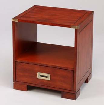 Furniture123 Military Lamp Table