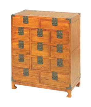 Furniture123 Ming 13 Drawer Chest