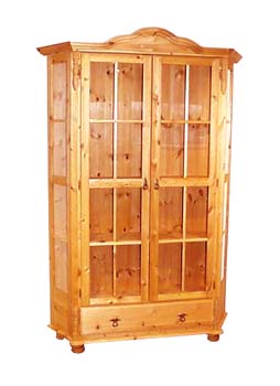Furniture123 Minna Angled Glass Display Cabinet