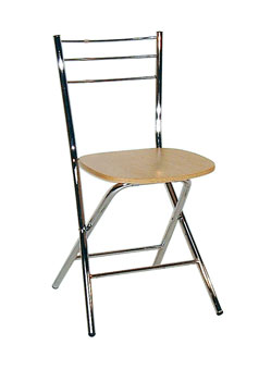 Furniture123 Monaco Chair with Wooden Seat