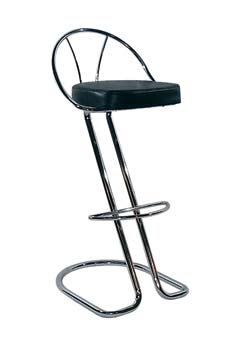 Furniture123 Monza Stool with Padded Seat
