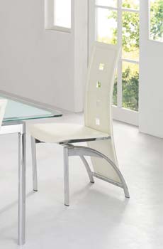 Morinda White Dining Chairs (pair)