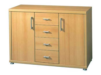 Furniture123 Multi 2 Door 4 Drawer Sideboard