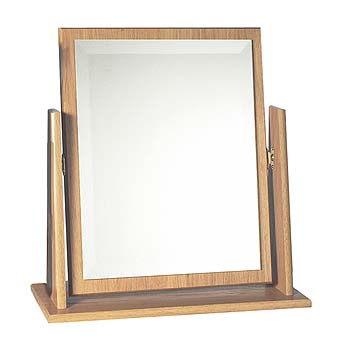 Furniture123 Naples Oak Single Mirror