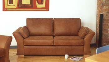 Furniture123 Newbury Leather 3 Seater Sofa