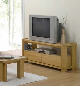 Furniture123 Nexo Light Oak Plasma and LCD TV Stand