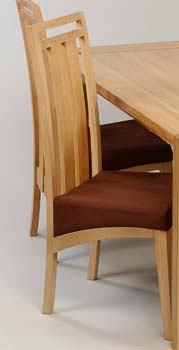 Nexus Dining Chair In Light Oak (pair)