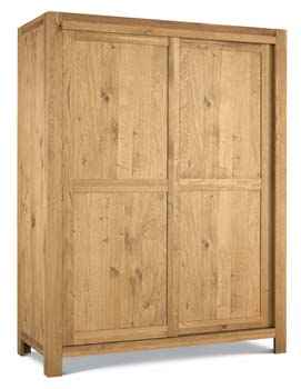Nyon Oak Sliding Door Large Double Wardrobe