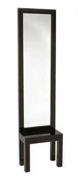 Furniture123 Obsidian Glass Hall Stand