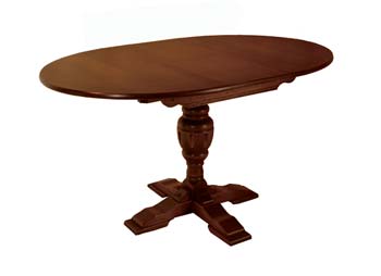 Olde Regal Oak Extending Oval Dining Table
