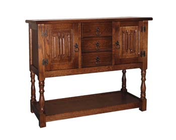 Furniture123 Olde Regal Oak Large Sideboard