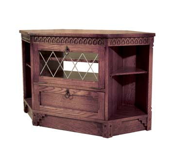 Olde Regal Oak TV Display Cabinet