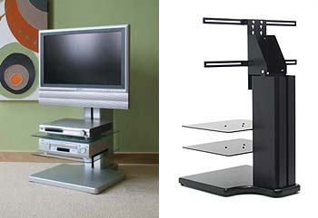 Furniture123 Origin S1A Flat Panel TV Stand in Black