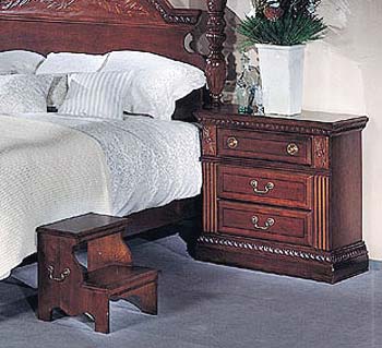 Furniture123 Orleans Cherry Bedside Table