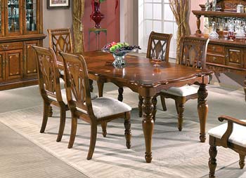 Furniture123 Orleans Cherry Extending Dining Table