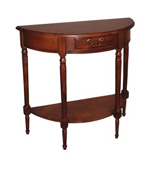 Pellier Half Circle Console Table