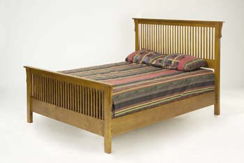Furniture123 Pine Mission Bed