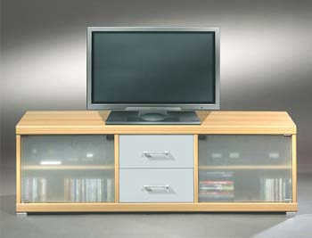 Furniture123 Plasma TV Stand 385 in Beech