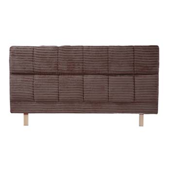 Furniture123 Plush Headboard in Brown