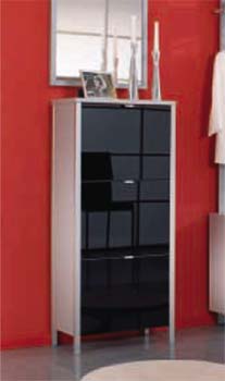 Furniture123 Prestige Shoe Cabinet in Black
