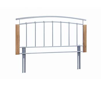 Furniture123 Rhodes Wood and Metal Headboard - FREE NEXT DAY