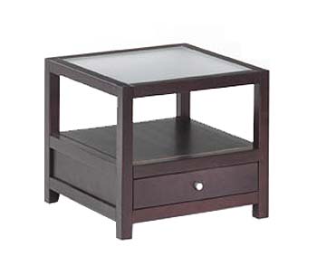Furniture123 Riga Darkwood Lamp Table