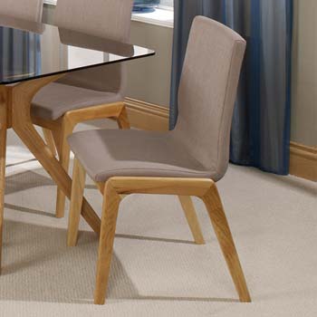 Furniture123 Rosca Solid Oak Dining Chair (pair)