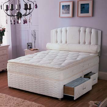 Furniture123 Sealy Ultra Luxe Pillow Comfort Divan and Mattress