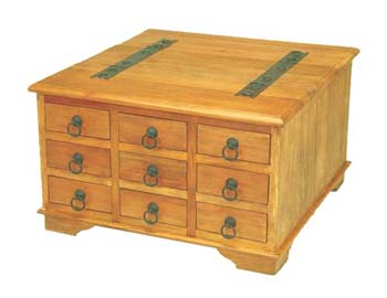 Furniture123 Sheeshan 9 Drawer Double Storage Chest