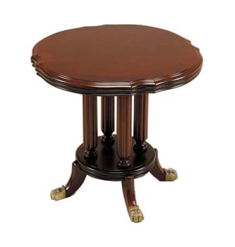 Sherman Lamp Table in Mahogany