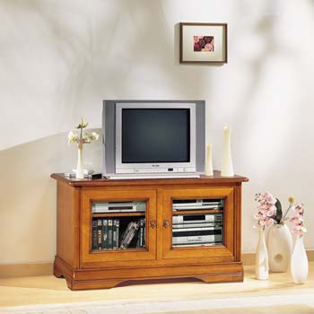 Furniture123 Sophia Cherry Low 2 Door TV Cabinet