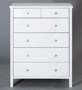 Furniture123 Stockden 4 2 Drawer Chest in White