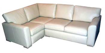 Furniture123 Studio Leather Corner Sofa