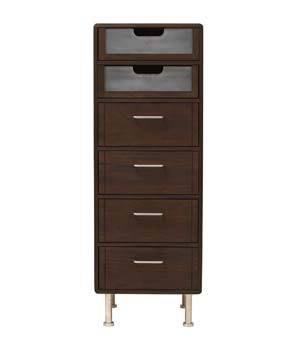 Furniture123 Terra Tallboy Narrow Chest of Drawers