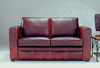 Furniture123 Tiffany Leather 3 Seater Sofabed