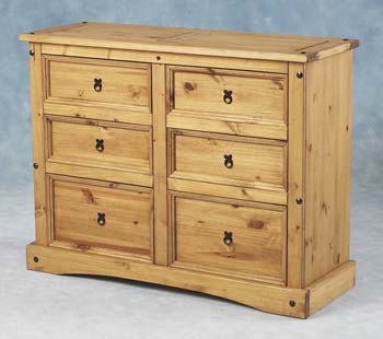 Furniture123 Toledo 6 Drawer Chest - FREE NEXT DAY DELIVERY