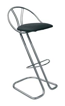 Furniture123 Treviso Stool with Padded Seat
