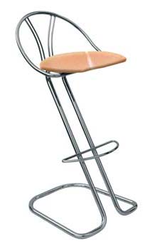 Furniture123 Treviso Stool with Wooden Seat - WHILE STOCKS LAST!